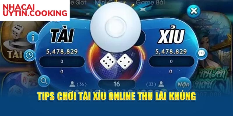 Tips chơi tài xỉu online thu lãi khủng